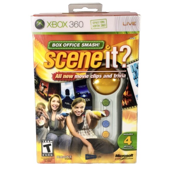 Scene It? Box Office Smash Trivia 2008 Microsoft Xbox 360 New Factory Sealed - Picture 2 of 8